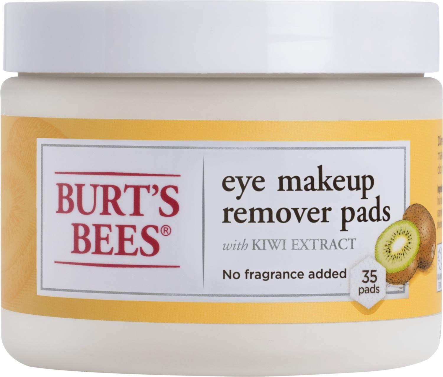 BURTS BEES EYE MAKEUP REMOVER PADS - 35 ADET