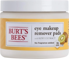 BURTS BEES EYE MAKEUP REMOVER PADS - 35 ADET