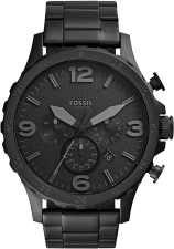 FOSSIL MEN'S NATE STAINLESS STEEL CHRONOGRAPH QUARTZ WATCH