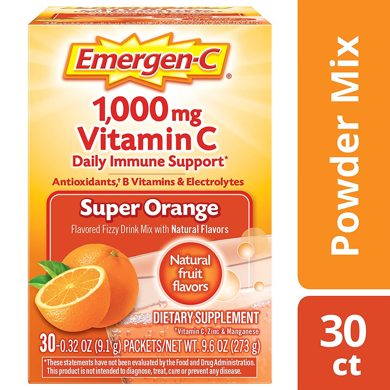 EMERGEN-C VITAMIN C 1000MG POWDER - 30 PAKET