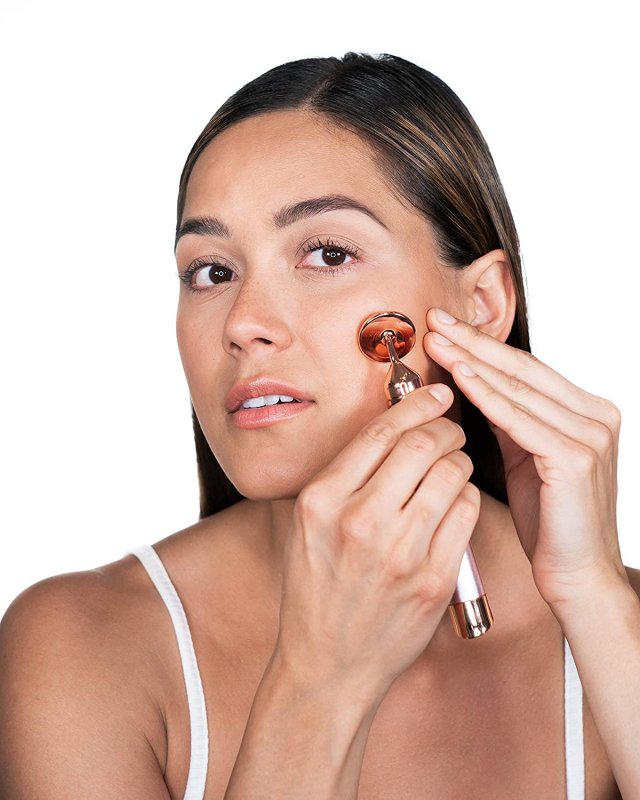 FINISHING TOUCH FLAWLESS CONTOUR VIBRATING FACIAL ROLLER & MASSAGER
