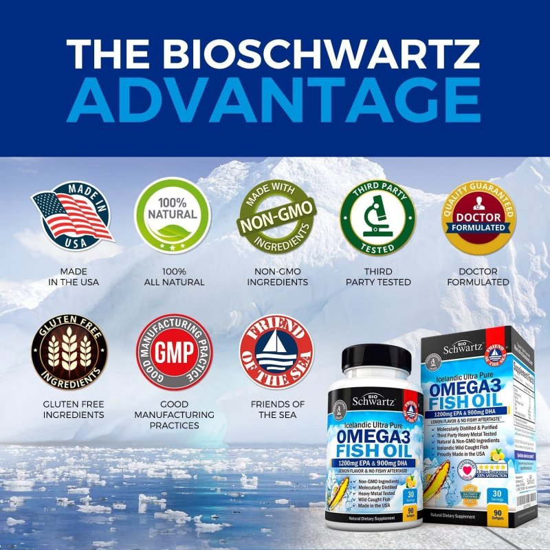 OMEGA 3 FISH OIL SUPPLEMENT - 90 TABLET