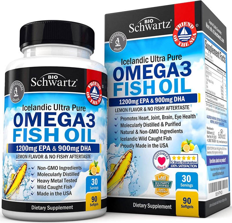 OMEGA 3 FISH OIL SUPPLEMENT - 90 TABLET