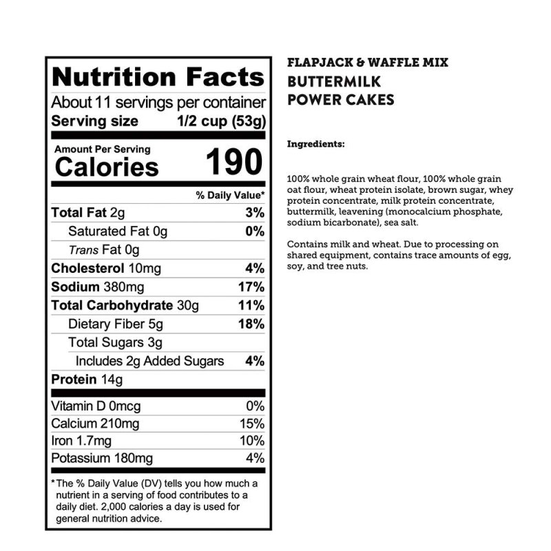 KODIAK CAKES PROTEIN PANCAKE POWER CAKES - 6'LI PAKET