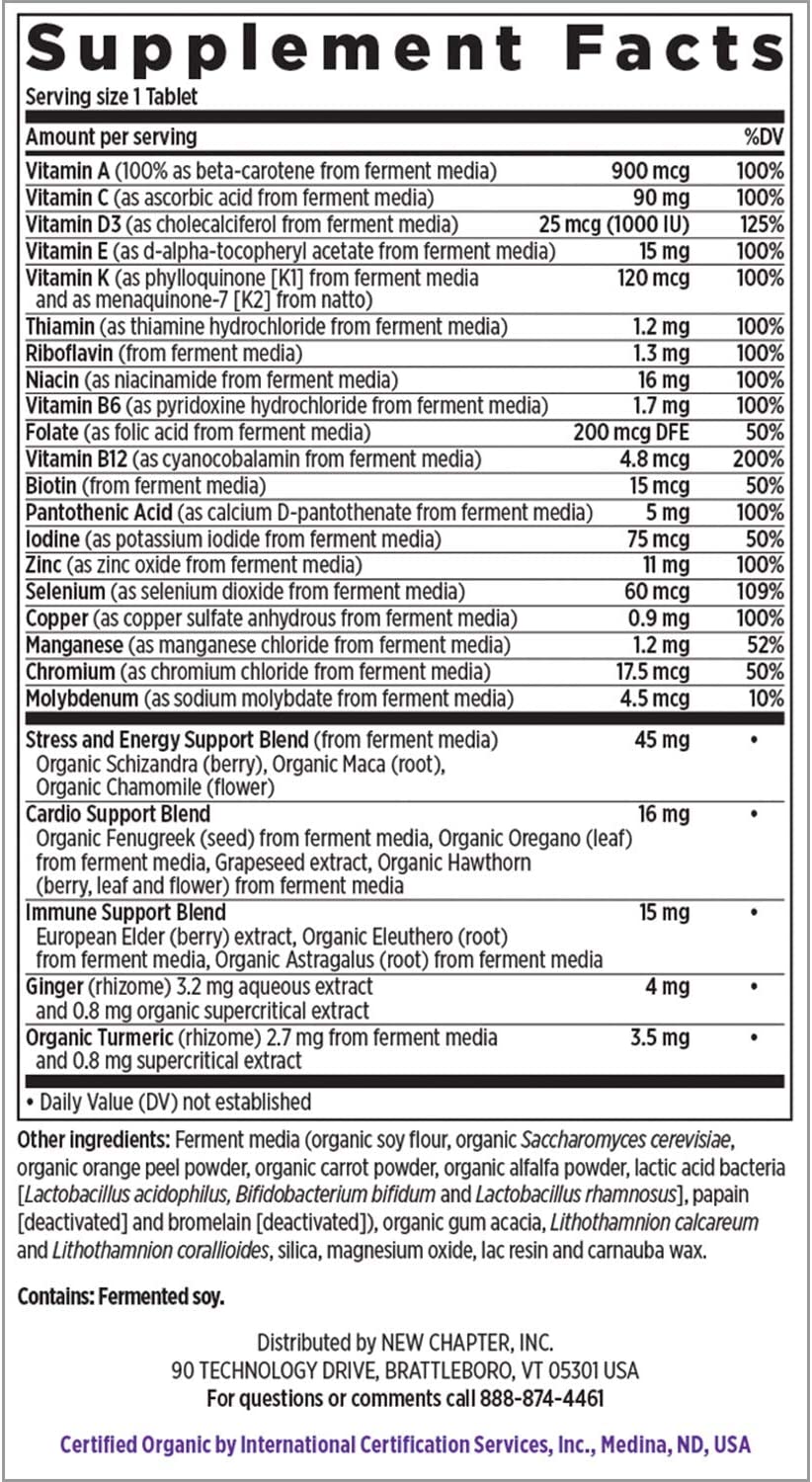 NEW CHAPTER MEN'S MULTIVITAMIN - 96 TABLET