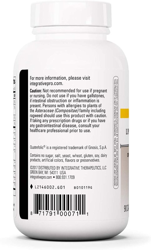 INTEGRATIVE THERAPEUTICS LIPOTROPIC COMPLEX - 90 CAPSULES