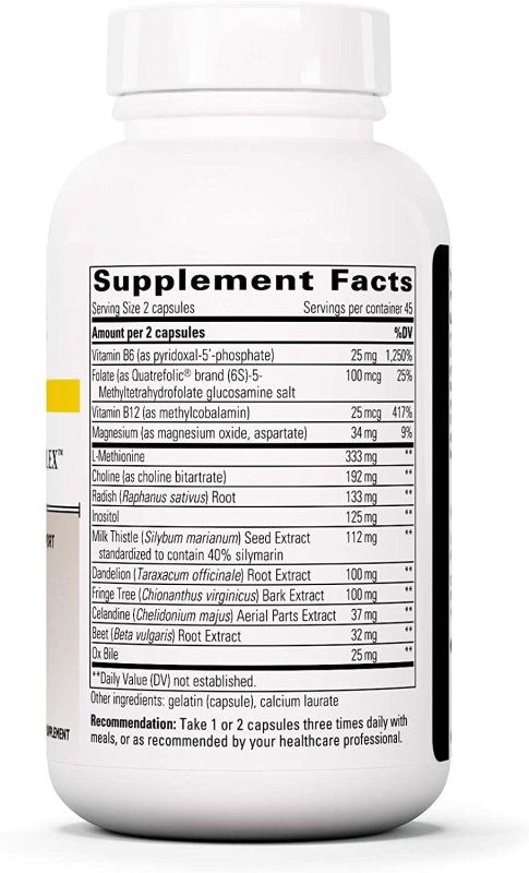 INTEGRATIVE THERAPEUTICS LIPOTROPIC COMPLEX - 90 CAPSULES