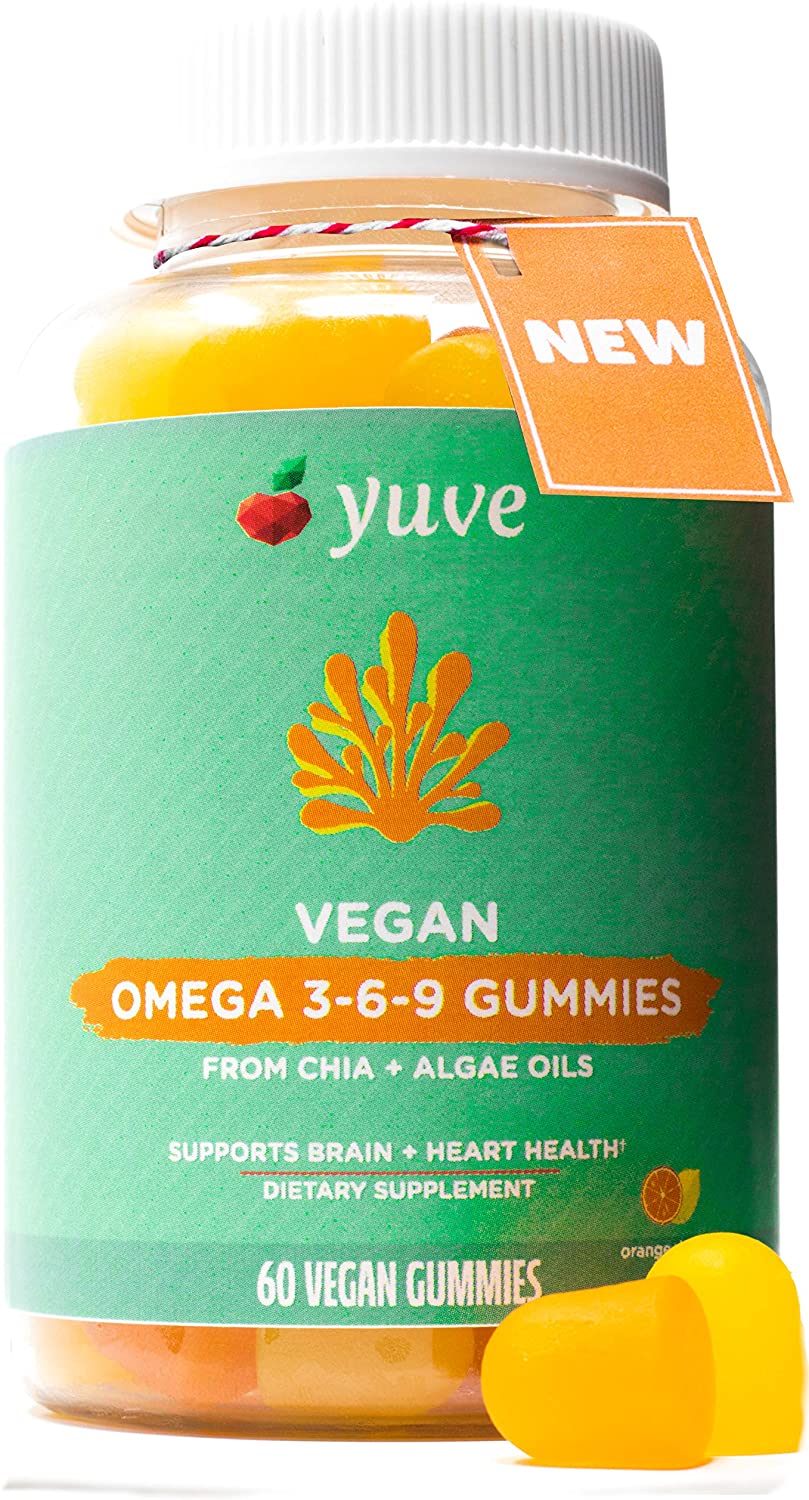 YUVE VEGAN OMEGA 3-6-9 DHA GUMMIES - 60 TABLET