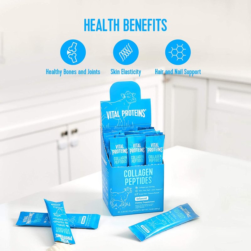 VITAL PROTEINS COLLAGEN PEPTIDES POWDER SUPPLEMENT - 20 PAKET