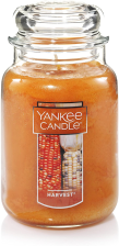 YANKEE CANDLE LARGE JAR CANDLE - HARVEST