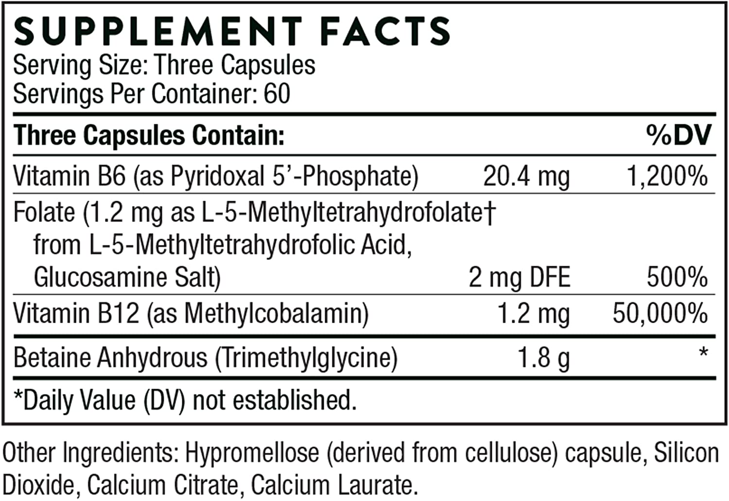 THORNE RESEARCH - METHYL-GUARD - 180 TABLET