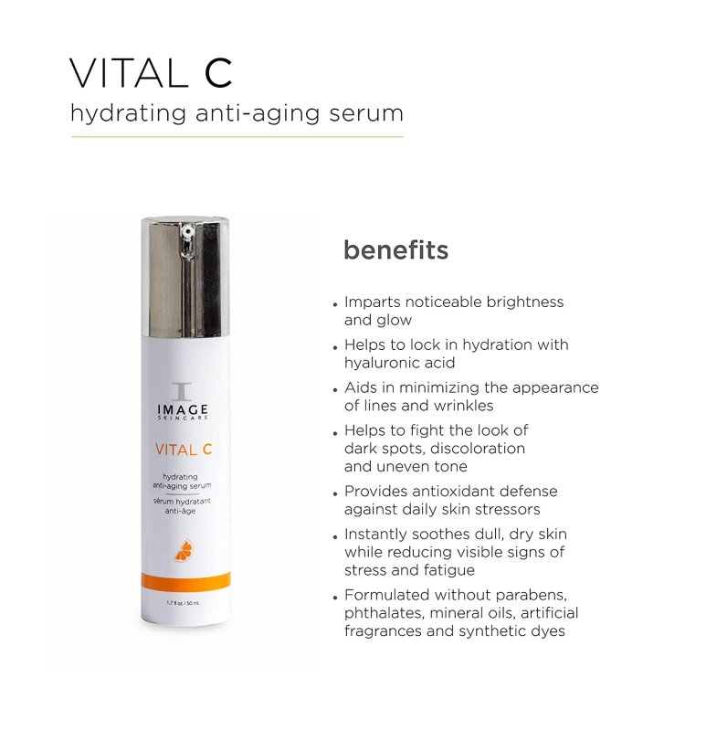 IMAGE SKINCARE VITAL C HYDRATING ANTI AGING SERUM - 1.7 FL OZ