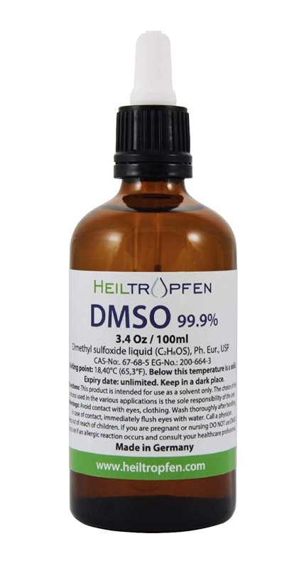 HEILTROPFEN NO ODOR DMSO - DIMETHYL SULFOXIDE LIQUID - 3.4 OZ / 100ML