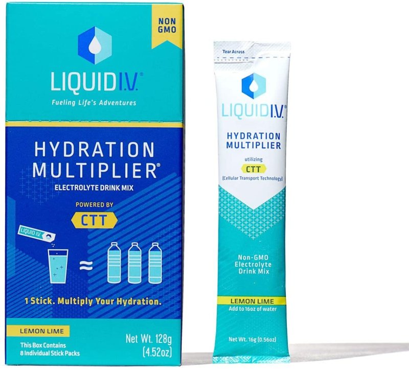 LIQUID I.V. HYDRATION MULTIPLIER, ELECTROLYTE POWDER - 96 PAKET