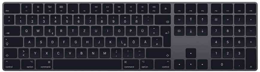 Apple Magic Keyboard with Numeric Keypad - Wireless, Rechargable