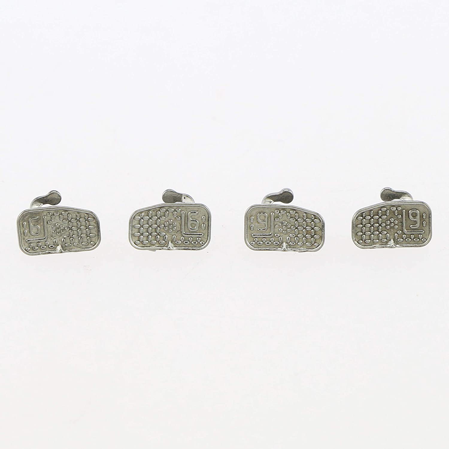 DENTAL FIRST MOLAR TUBES ORTHODONTIC MONOBLOCK NON-CONVERTIBLE TUBES