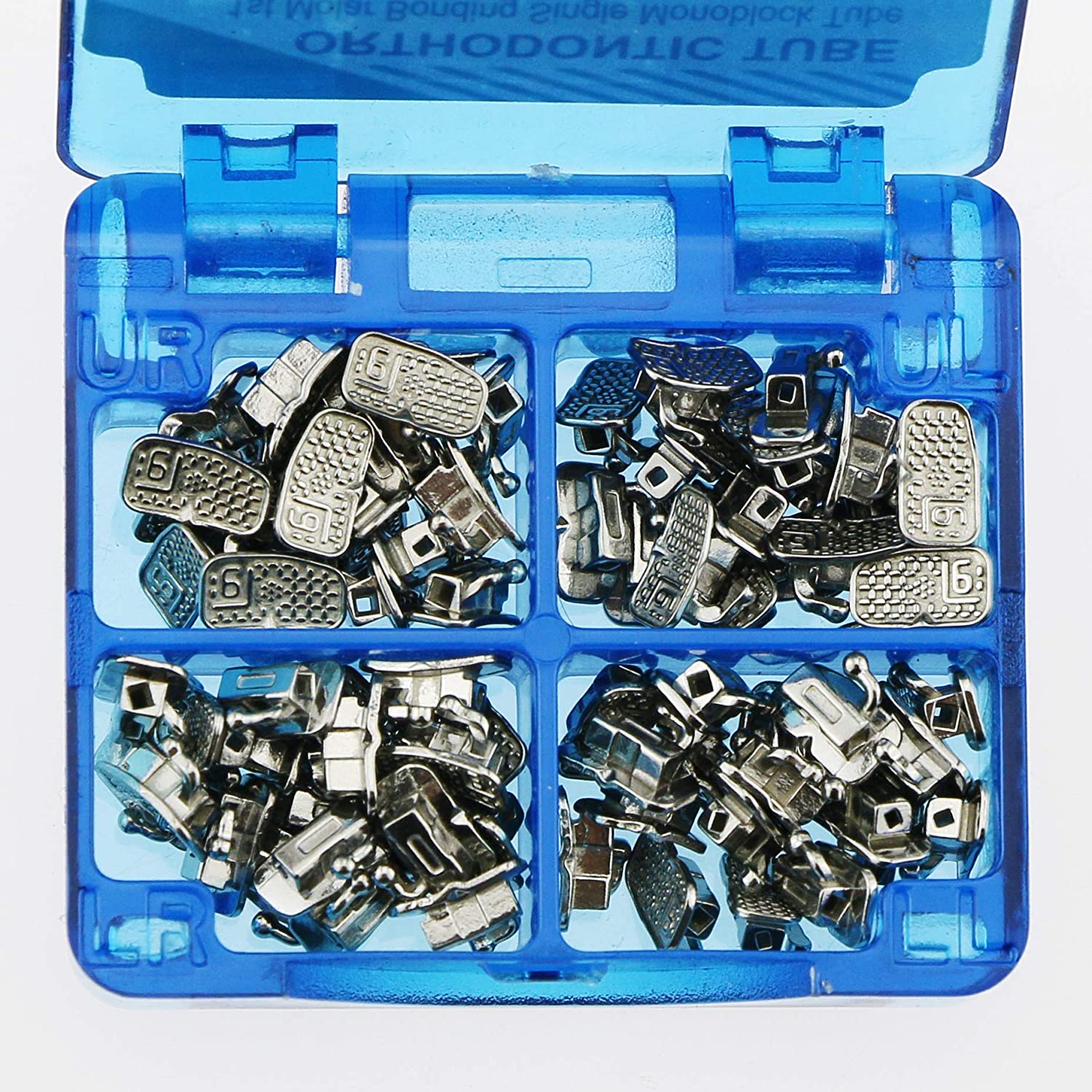 DENTAL FIRST MOLAR TUBES ORTHODONTIC MONOBLOCK NON-CONVERTIBLE TUBES