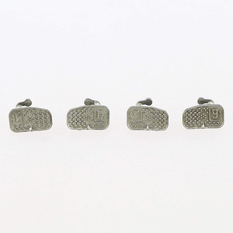 DENTAL FIRST MOLAR TUBES ORTHODONTIC MONOBLOCK NON-CONVERTIBLE TUBES