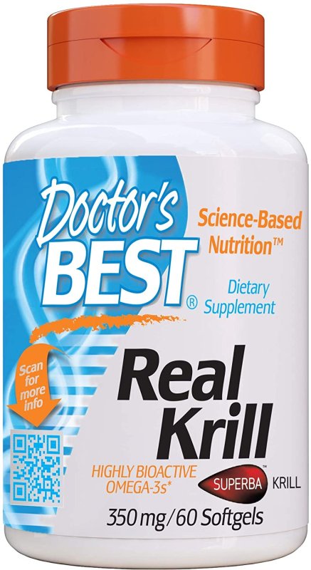 DOCTOR'S BEST REAL KRILL 350MG - 60 TABLET