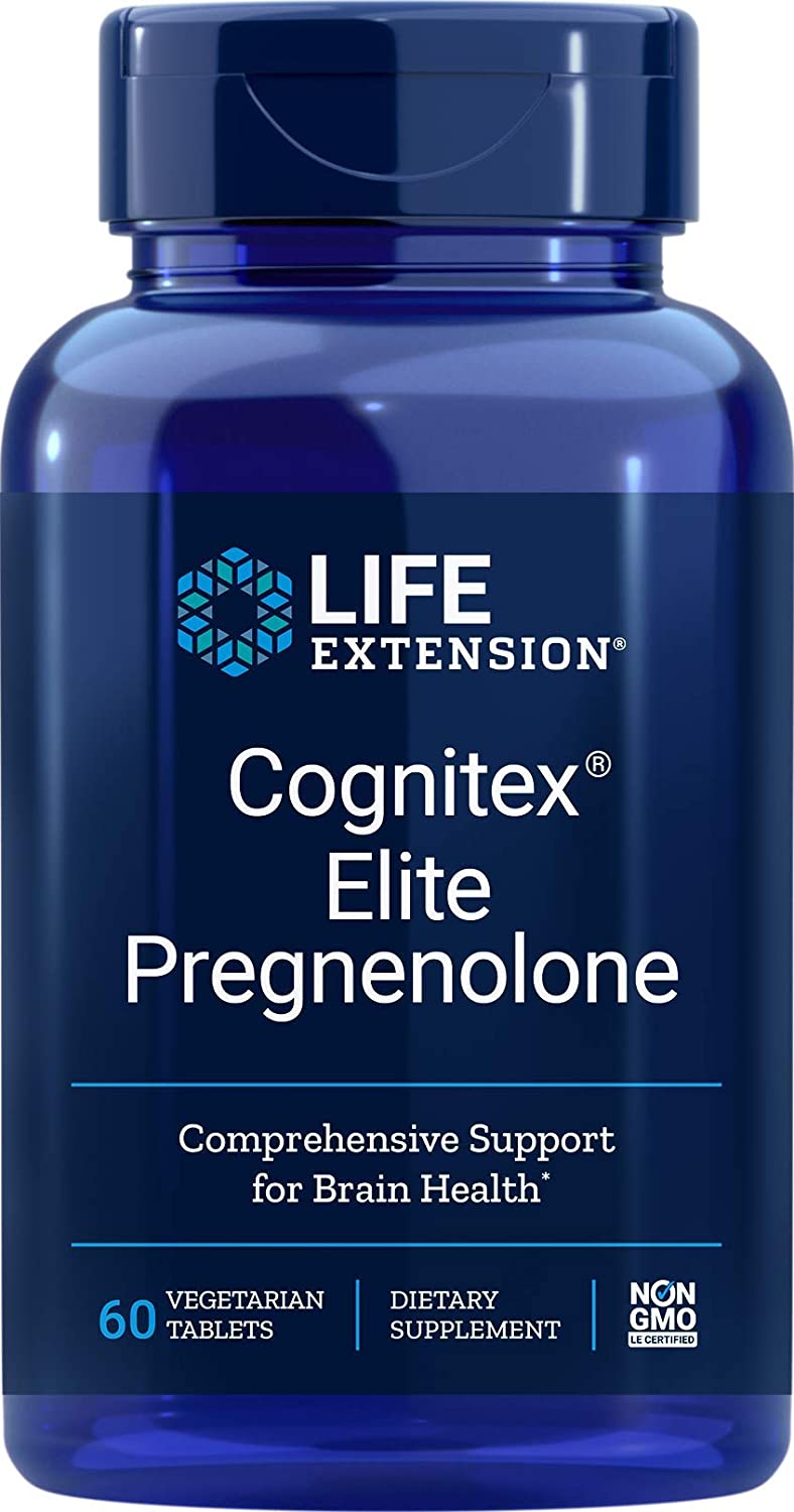 LIFE EXTENSION COGNITEX ELITE PREGNENOLONE - 90 TABLET (2'LI PAKET)