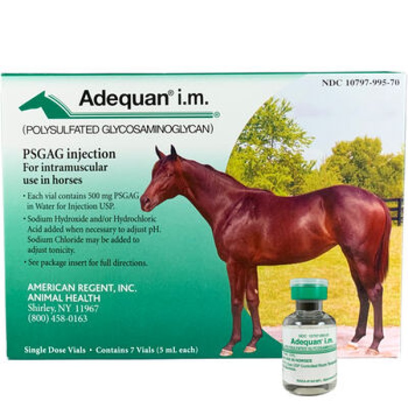 ADEQUAN I.M. EQUINE 500MG / 5ML SINGLE DOSE VIAL 7CT