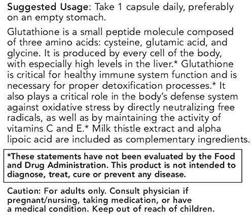 NOW GLUTATHIONE 500 MG - 100 TABLET