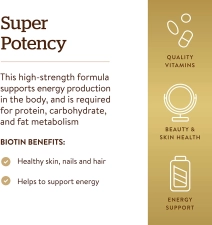 SOLGAR BIOTIN 5000 MCG - 100 TABLET