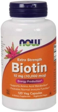NOW SUPPLEMENTS BIOTIN 10 MG - 120 TABLET