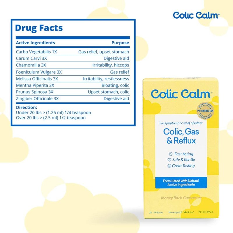 COLIC CALM HOMEOPATHIC GRIPE WATER - 2 FL OZ