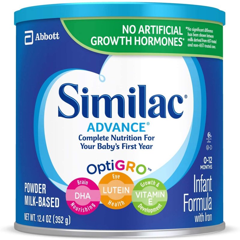 SIMILAC ADVANCE INFANT FORMULA WITH IRON 0-12 AY - 12.4 OZ (6'LI PAKET)