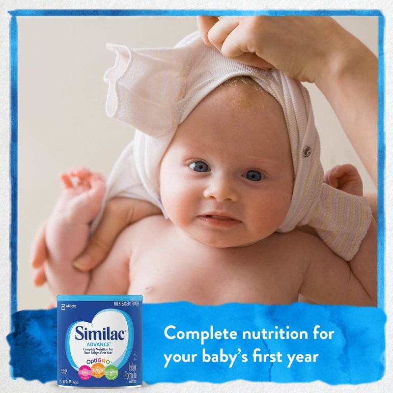 SIMILAC ADVANCE INFANT FORMULA WITH IRON 0-12 AY - 12.4 OZ (6'LI PAKET)