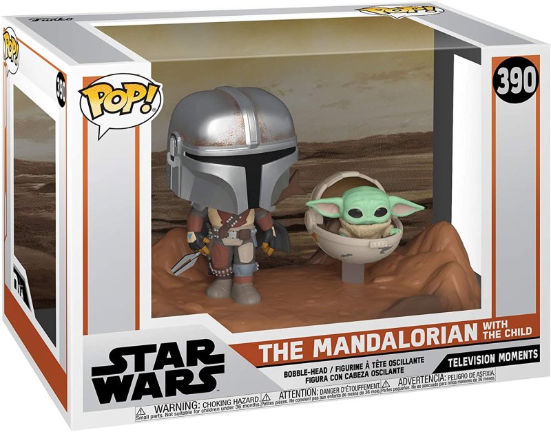 FUNKO POP! STAR WARS : MANDALORIAN AND THE CHILD VINYL BOBBLEHEAD