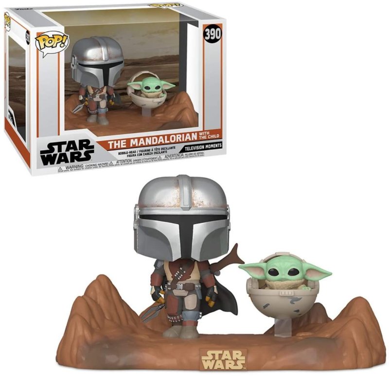 FUNKO POP! STAR WARS : MANDALORIAN AND THE CHILD VINYL BOBBLEHEAD