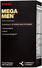GNC MEGA MEN MULTIVITAMIN FOR MEN - 180 TABLET