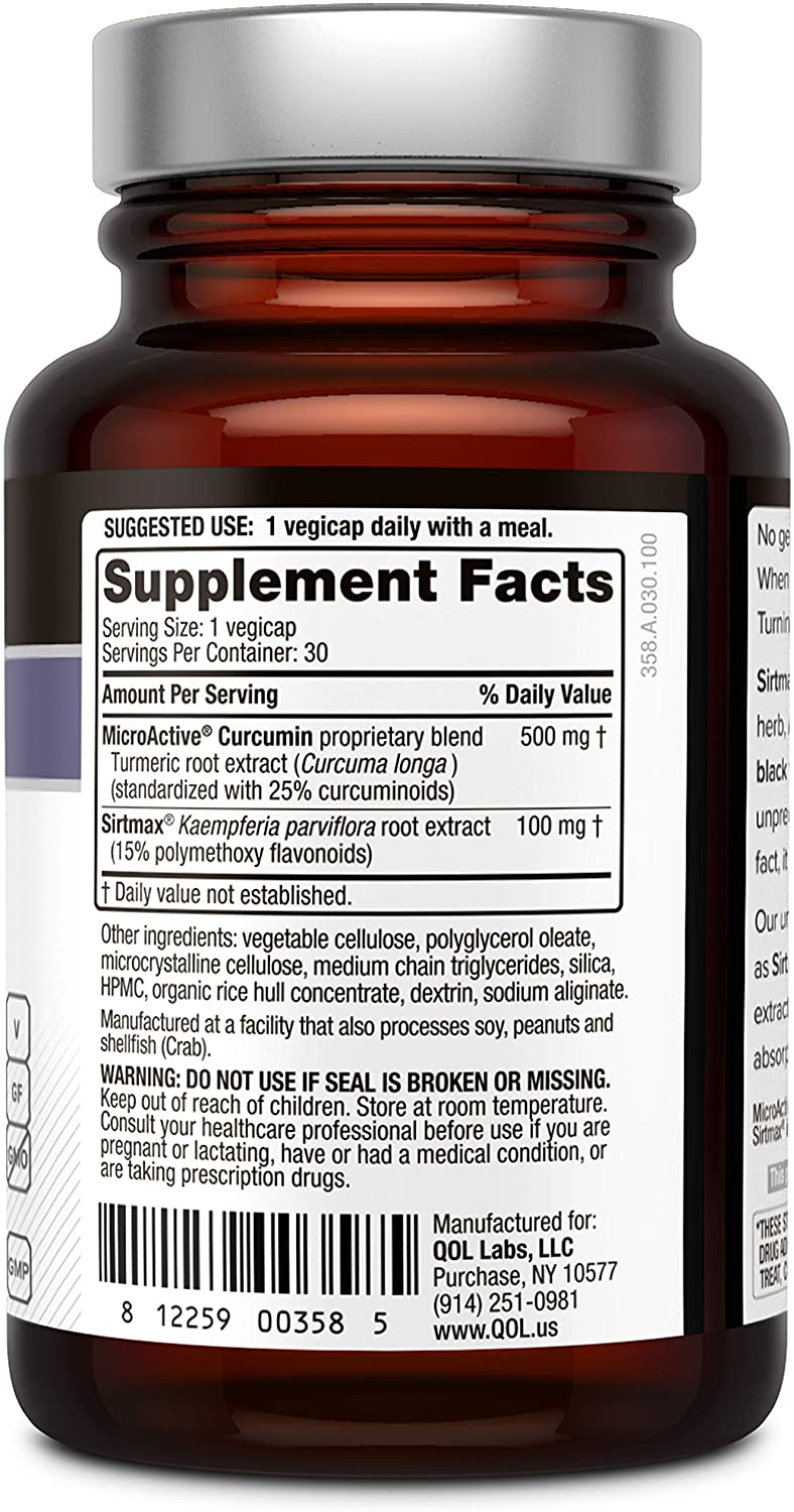 QUALITY OF LIFE TURMERIC - 30 TABLET