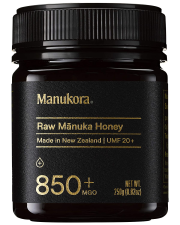 MANUKORA UMF 20+/MGO 850+ RAW MANUKA HONEY - 250G/8.8OZ