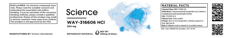 SCIENCE WAY-316606 HCL POWDER - 500MG