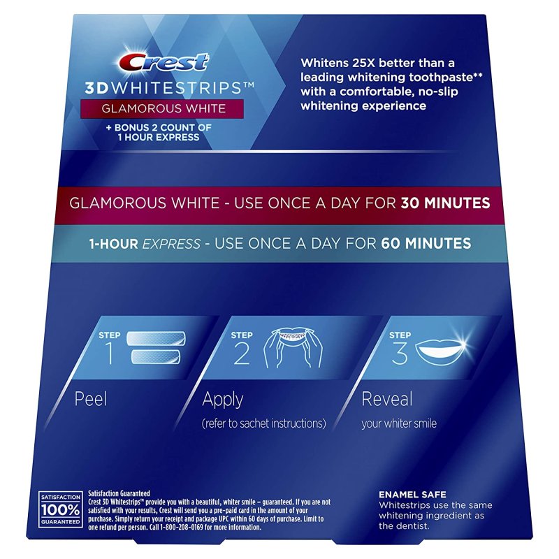 CREST 3D WHITESTRIPS GLAMOROUS WHITE - 16 TREATMENTS