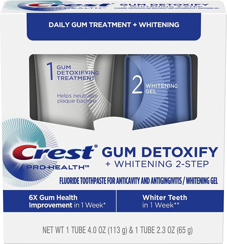 CREST GUM DETOXIFY PLUS WHITENING