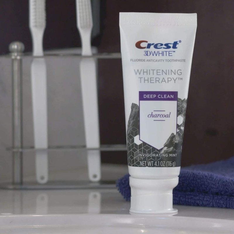 CREST CHARCOAL 3D WHITE TOOTHPASTE - 3'LU PAKET