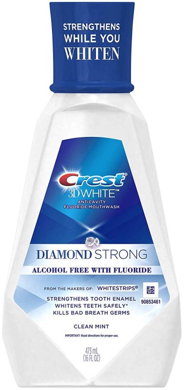 CREST 3D WHITE DIAMOND STRONG MOUTHWASH - 4'LU PAKET