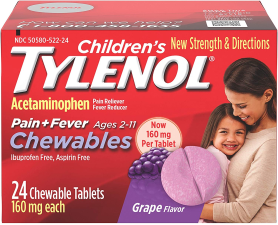 TYLENOL CHILDREN'S CHEWABLES - 24 TABLET