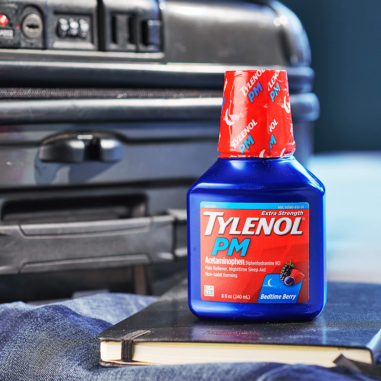 TYLENOL PM EXTRA STRENGTH LIQUID DIPHENHYDRAMINE - 8 FL OZ