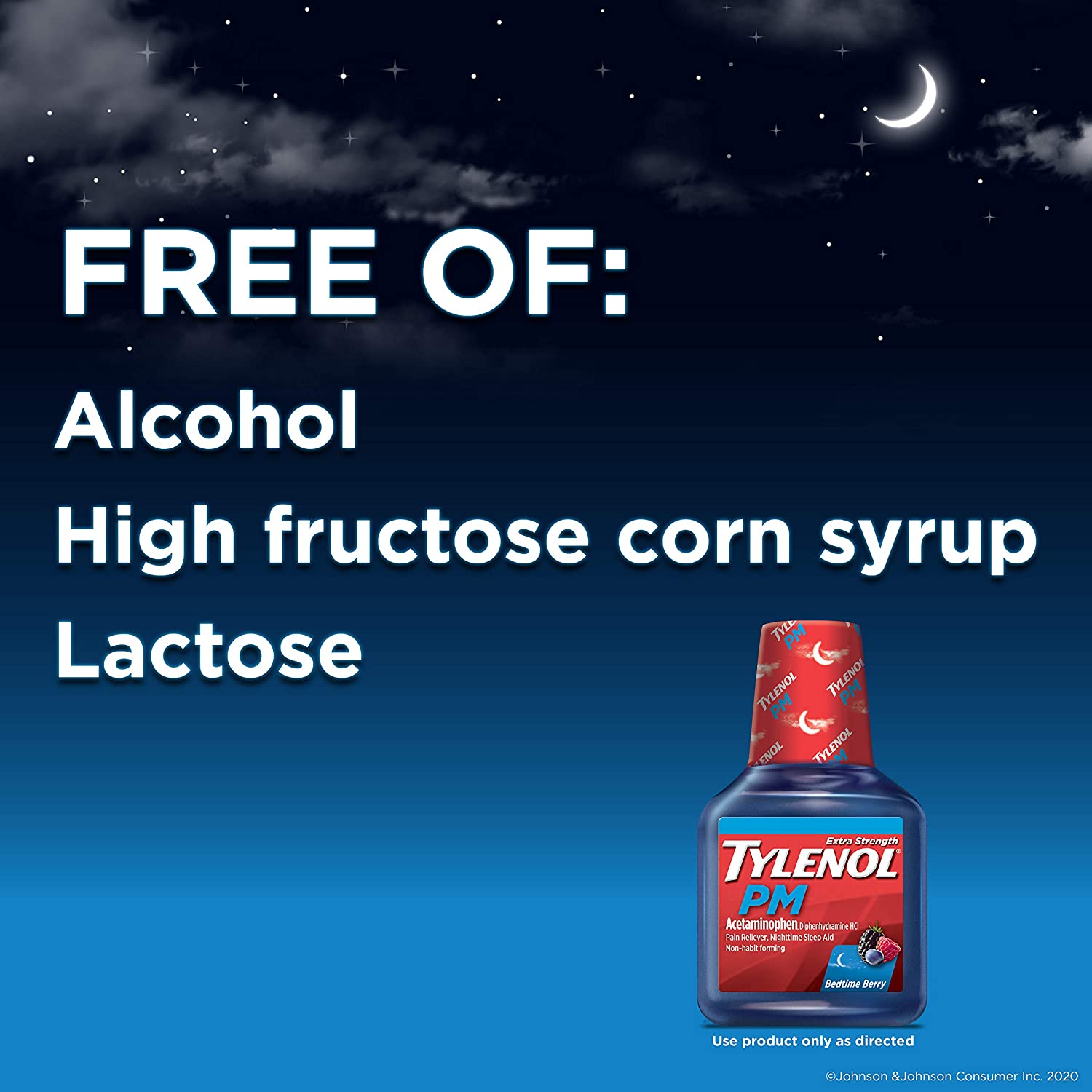 TYLENOL PM EXTRA STRENGTH LIQUID DIPHENHYDRAMINE - 8 FL OZ