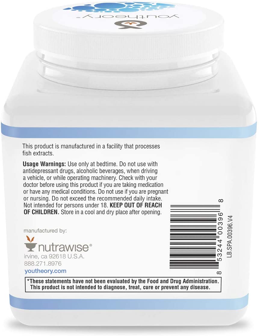 YOUTHEORY SLEEP POWDER ADVANCED - 6 OZ