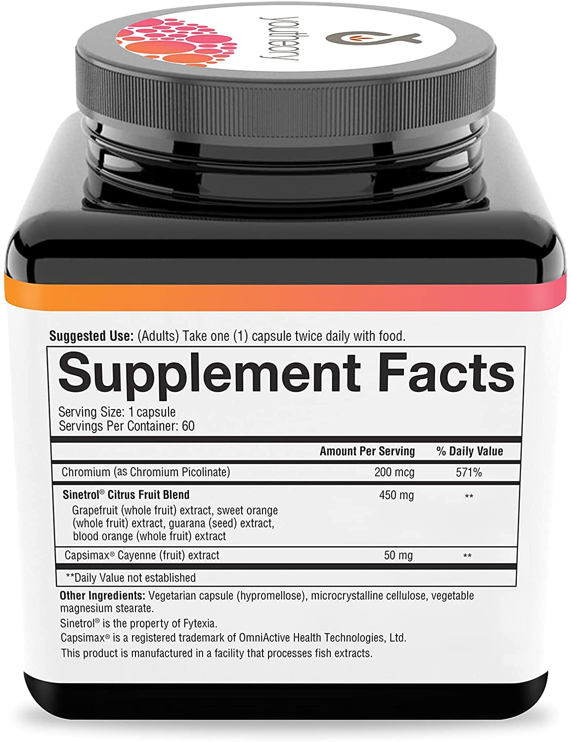 YOUTHEORY DAILY FAT BURNER VEGETARIAN - 60 TABLET