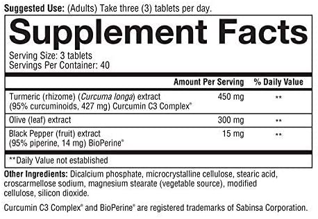 YOUTHEORY TURMERIC ADVANCED - 120 TABLET