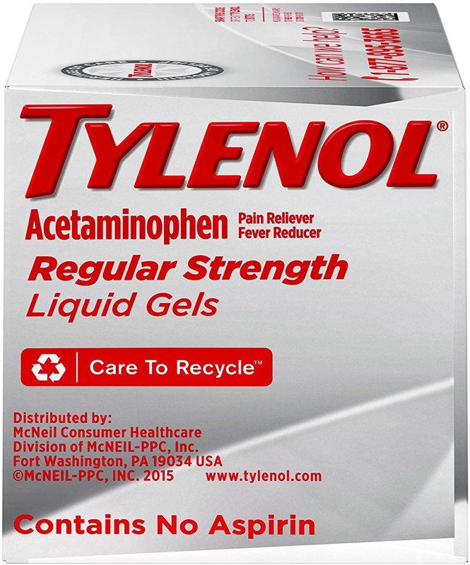 TYLENOL REGULAR STRENGTH LIQUID GELS - 90 TABLET