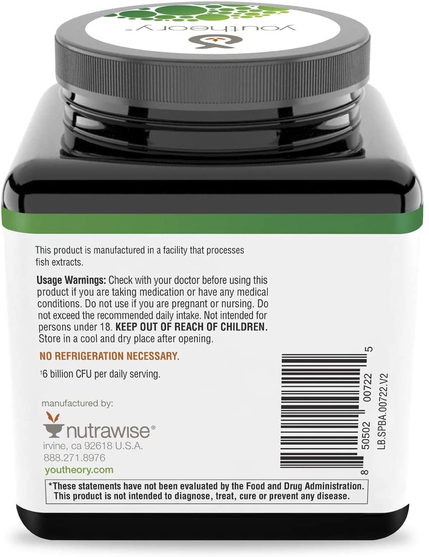 YOUTHEORY SPORE PROBIOTIC ADVANCED - 60 TABLET