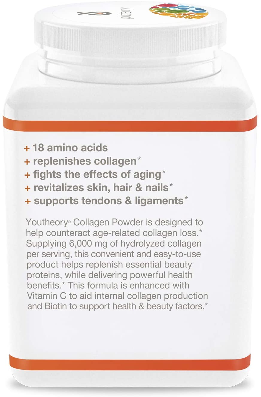 YOUTHEORY COLLAGEN POWDER VANILLA - 10 OZ